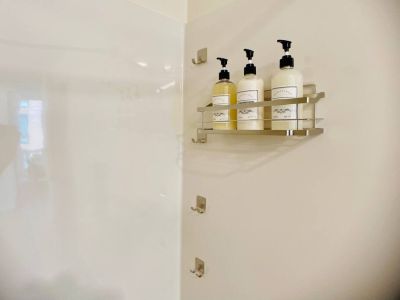 Guests love our 100% natural Shampoo, Conditioner, and Body Wash.