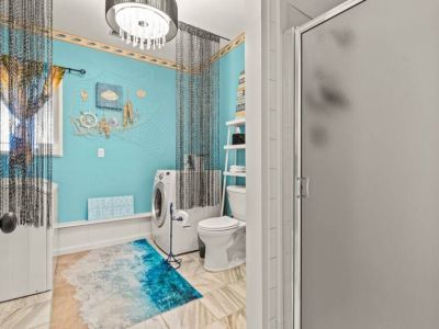 Lower Level Full Bathroom & Laundry Room