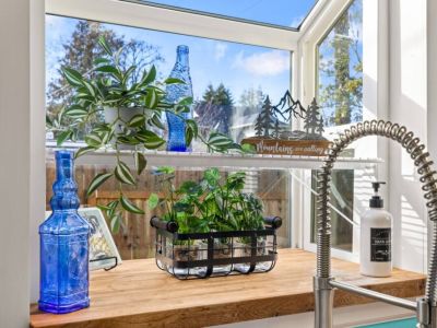 Mellow Yellow's tasteful decor fills the home with cheer.