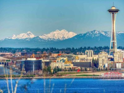 Hamilton Viewpoint Park-enjoy a stunning view downtown Seattle, Elliot Bay, the harbor, and the Cascade Mountains 2.8 mi