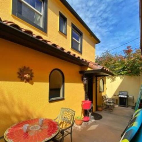 Grab your favorite drink while sitting in Casa Mar a Cielo's courtyards is like having your own personal café.