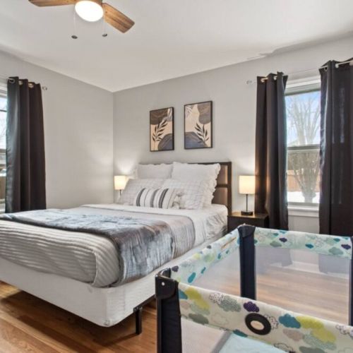 Plenty of room for the Graco Pack n Play  for family with babies.