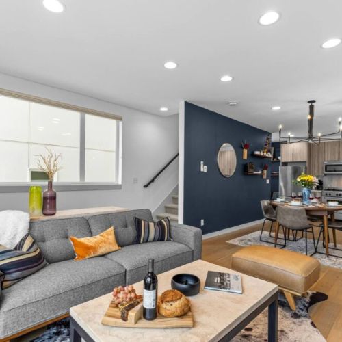 The 2nd floor has a spacioius open concept making it a fun place to gather and hang out