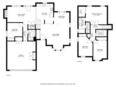 Floor Plans - 1st and 2nd Floors
