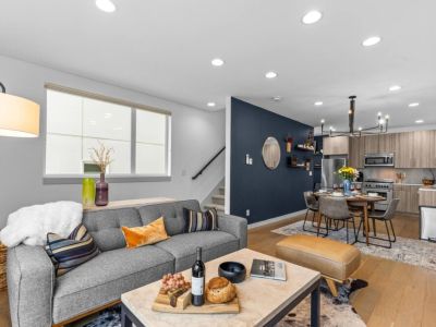 The 2nd floor has a spacioius open concept making it a fun place to gather and hang out