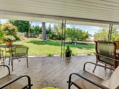 Spacious outdoor sanctuary with our 500 square feet covered brick patio.  This will surely be allowing you to make the most of outdoor living in any weather.