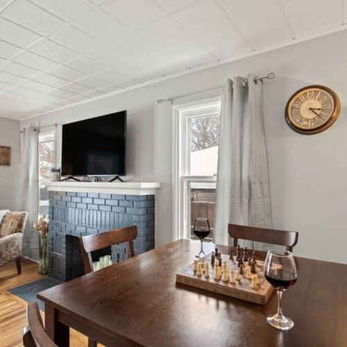 Relax with a glass of wine and a game of chess…