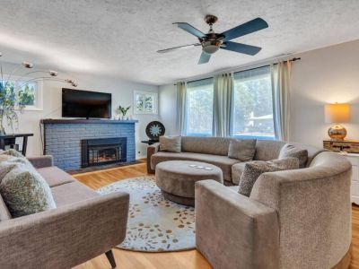 Elevate your living space with the exquisite Nicole Miller sectional and mid-century modern sofa.  Together, these pieces create a stunning and inviting seating arrangement that will be the centerpiece of your living room.