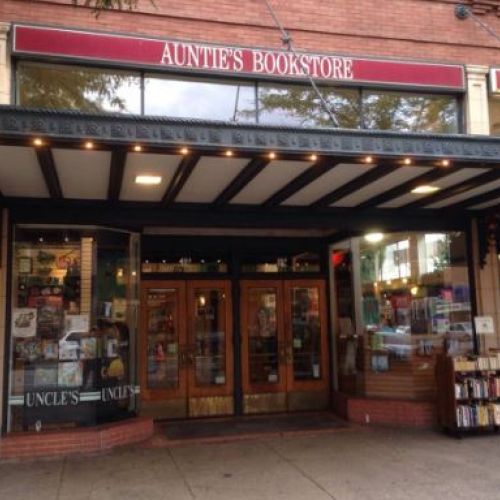 Auntie's Bookstore is a large independent bookstore carrying books, games, puzzles, and stationery. Located 3 blocks from Downtown Luxe. It takes approximately 6 minutes to walk.