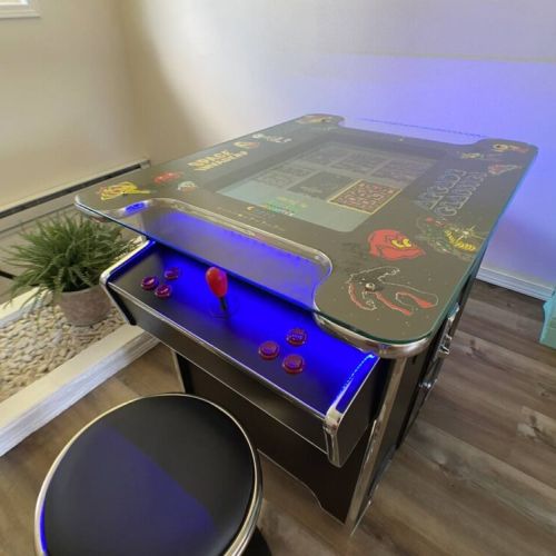 1 or 2 player options. 60+ arcade games. Let the high score championship rounds begin...