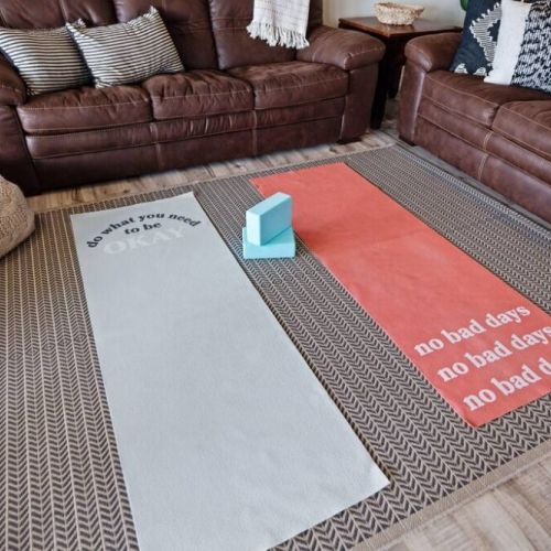 These inviting yoga mats await you to embrace serenity, balance, and peace in every pose.