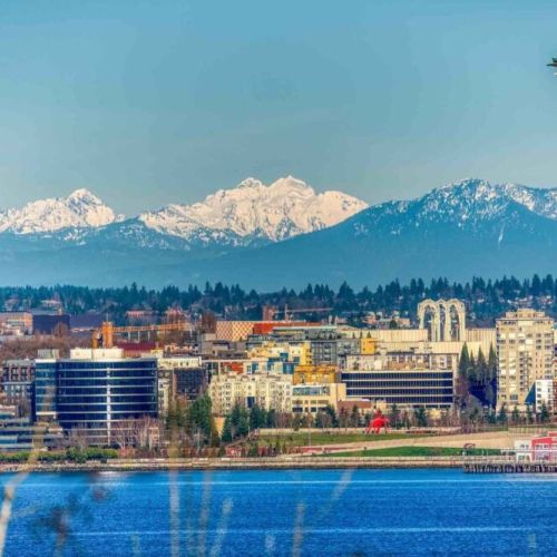 Hamilton Viewpoint Park-enjoy a stunning view downtown Seattle, Elliot Bay, the harbor, and the Cascade Mountains 2.8 mi