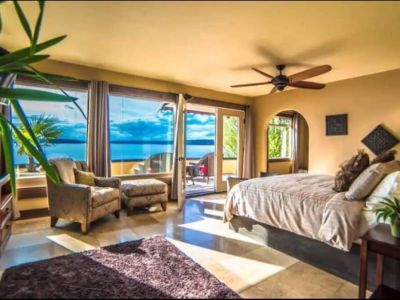 Wake up to this view in the King En Suite with its wall of windows. What a great way to start your day!