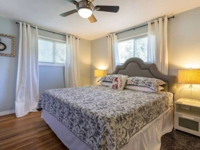 Indulge in the ultimate relaxation with our luxurious king-size bed, where you can unwind and watch TV in absolute comfort.