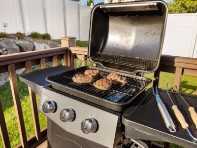 Fire up the flavors and elevate your outdoor dining experience with the convenience of a BBQ grill on the deck.