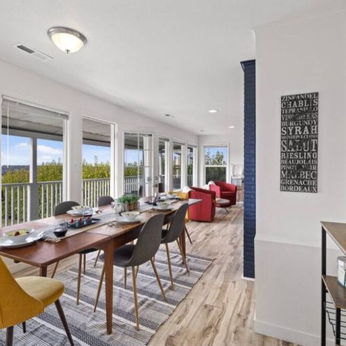 The bright ambiance of the dining area where you get to eat together with laughter, conversation, and culinary delights.
