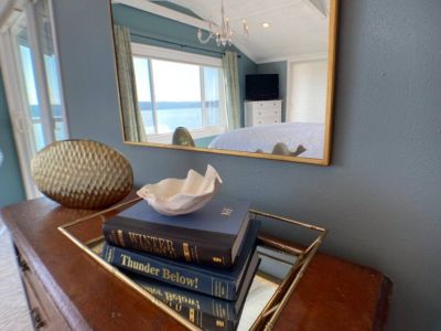 Unwind with a good book with the relaxing sound of waves