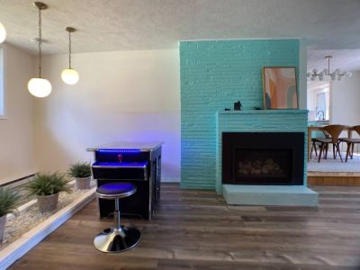 Enjoy the gas fireplace on chilly nights