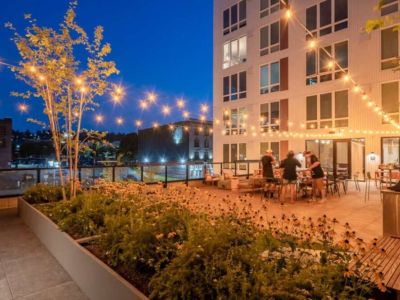 Grill out, play games, read a book in a lounge chair-community rooftop deck