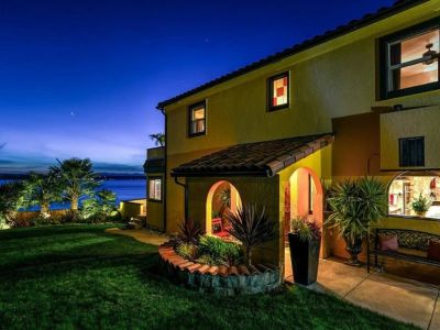 Tranquil serenity in a quiet neighborhood: A peaceful escape from the bustling city life.