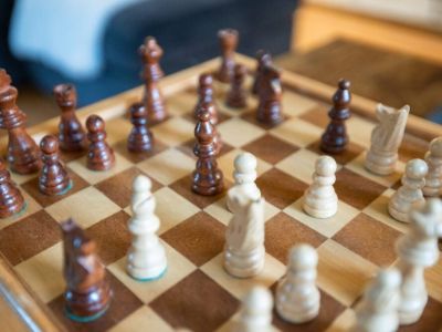 Engage in a battle of wits with this captivating game of chess. A classic game of kings to enjoy with your loved ones.