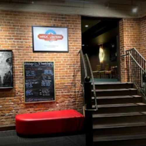 Magic Lantern on Main is an Art-house cinema. It opened in 1931, showing documentaries, independent, & foreign films on two screens.