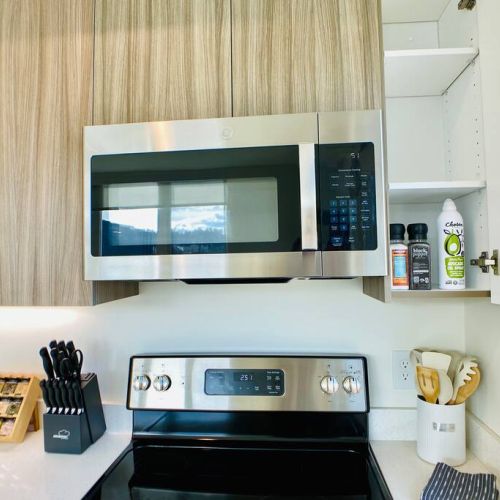 We even leave a few spaces for a guest pantry.