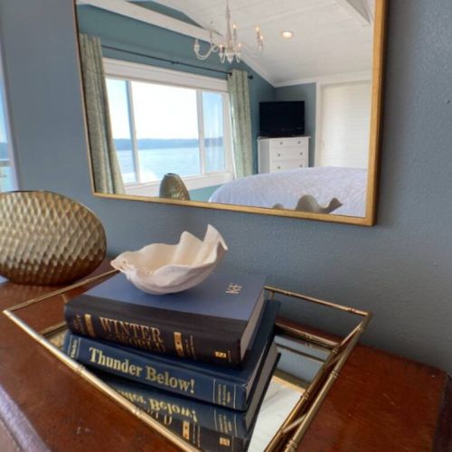 Unwind with a good book with the relaxing sound of waves