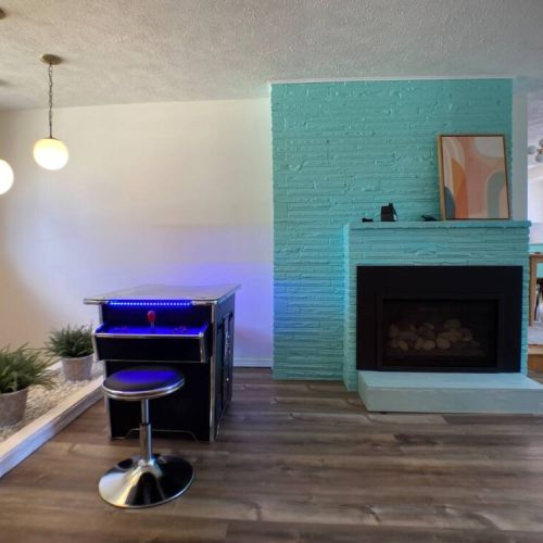 Enjoy the gas fireplace on chilly nights