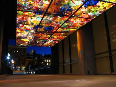 Chihuly Bridge of Glass, Bridge of Glass - 4.6 miles
The 500-foot pedestrian bridge holds three amazing Chihuly glass installations, open to the public 24 hours a day.