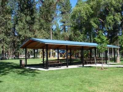 Neighborhood Community Park | 9+ Acre Park with lots of trees, grass, ballpark, basketball court, playgrounds, and picnic areas