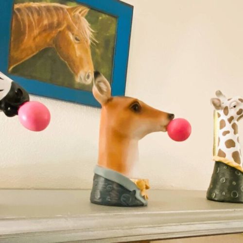 Fun and whimsical details add to the cheerfulness of this curated home.