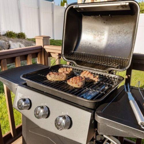 Fire up the flavors and elevate your outdoor dining experience with the convenience of a BBQ grill on the deck.
