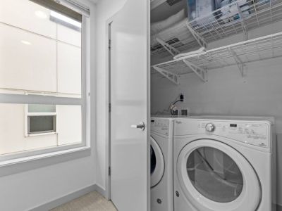 Upper Floor: Laundry Closet & KIng En Suite