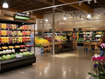 Plethora of grocery store options-Metropolotain Market is filled with local organic produce, meats, flowers, and more  2.1 mi. Other nearby options are Safeway, Thriftway, and PPC Markets.