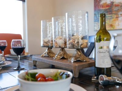 Professionally Designed adds beautiful elements for a luxrious stay.