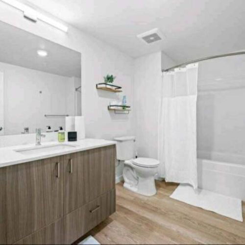 A hygienic haven for your daily rejuvenation.