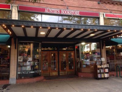 Auntie's Bookstore is a large independent bookstore carrying books, games, puzzles, and stationery. Located 3 blocks from Downtown Luxe. It takes approximately 6 minutes to walk.