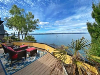 Enjoy the soothing warmth of your coffee while indulging in the panoramic view that unfolds before you