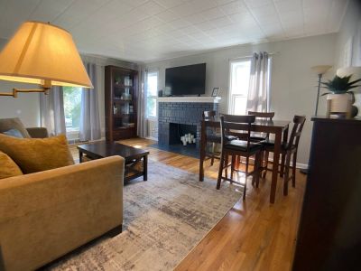 Whether  you're curling up with a book in the cozy reading nook, enjoying a movie night or family game night, it’s an invitation to kick back and stay a while