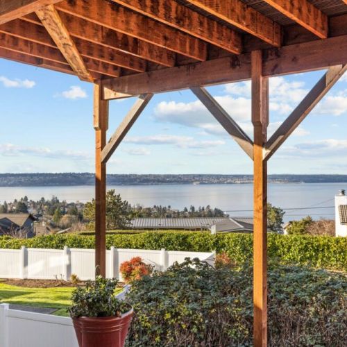 Lower Level Patio with a view