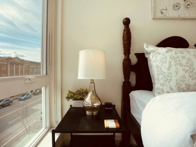 Recharge your body and your devices...USB lamps and a white noise machine makes it easy.