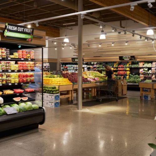 Plethora of grocery store options-Metropolotain Market is filled with local organic produce, meats, flowers, and more  2.1 mi. Other nearby options are Safeway, Thriftway, and PPC Markets.