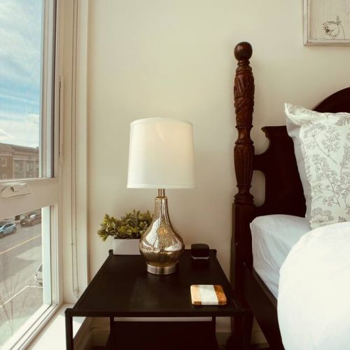 Recharge your body and your devices...USB lamps and a white noise machine makes it easy.