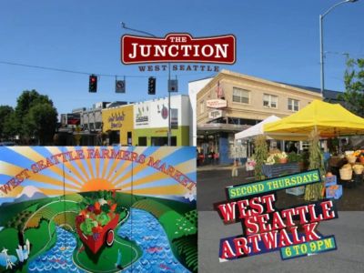 The Junction includes retail shops and hosts events throughout the year.