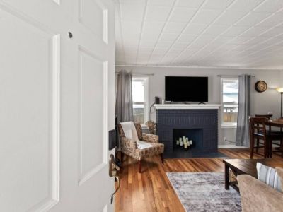 Welcome  to Dagmar’s Cottage!  The living room includes a queen sleeper sofa for additional sleeping options, games, children and adult activity books,  and coloring books.