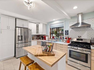 Prepare delicious meals and entertain with ease in this stylish and functional fully stocked kitchen. A culinary bliss for food enthusiasts and aspiring chefs alike.