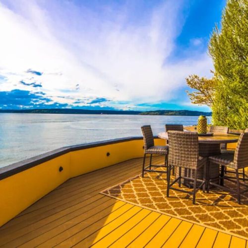 Savor serenity with a view. Indulge in your favorite beverage, the soothing sound of waves and the panoramic view.