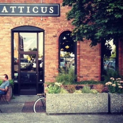 Enjoy flavors fcrom local roasters at Atticus coffee house.