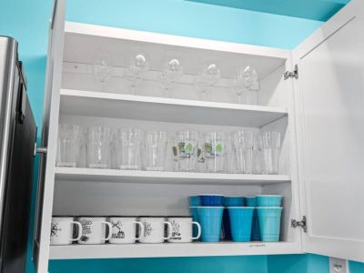 Quench your thirst with our selection of extra cups and glasses, ready to enhance your beverage experience.